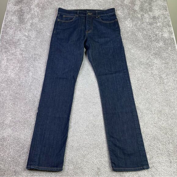 Vineyard Vines Jeans Men's 32X32 Blue Straight Fit Mid-Rise Dark Denim Preppy - Picture 1 of 12